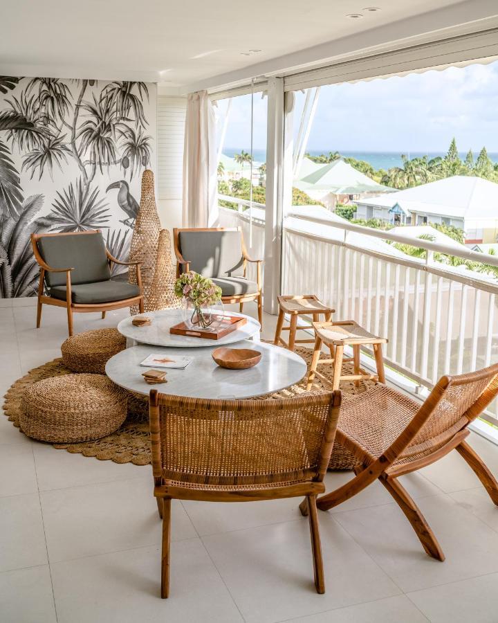 Appartement Toucan - Grand Standing Pleine Vue Mer Сен-Франсуа Екстер'єр фото